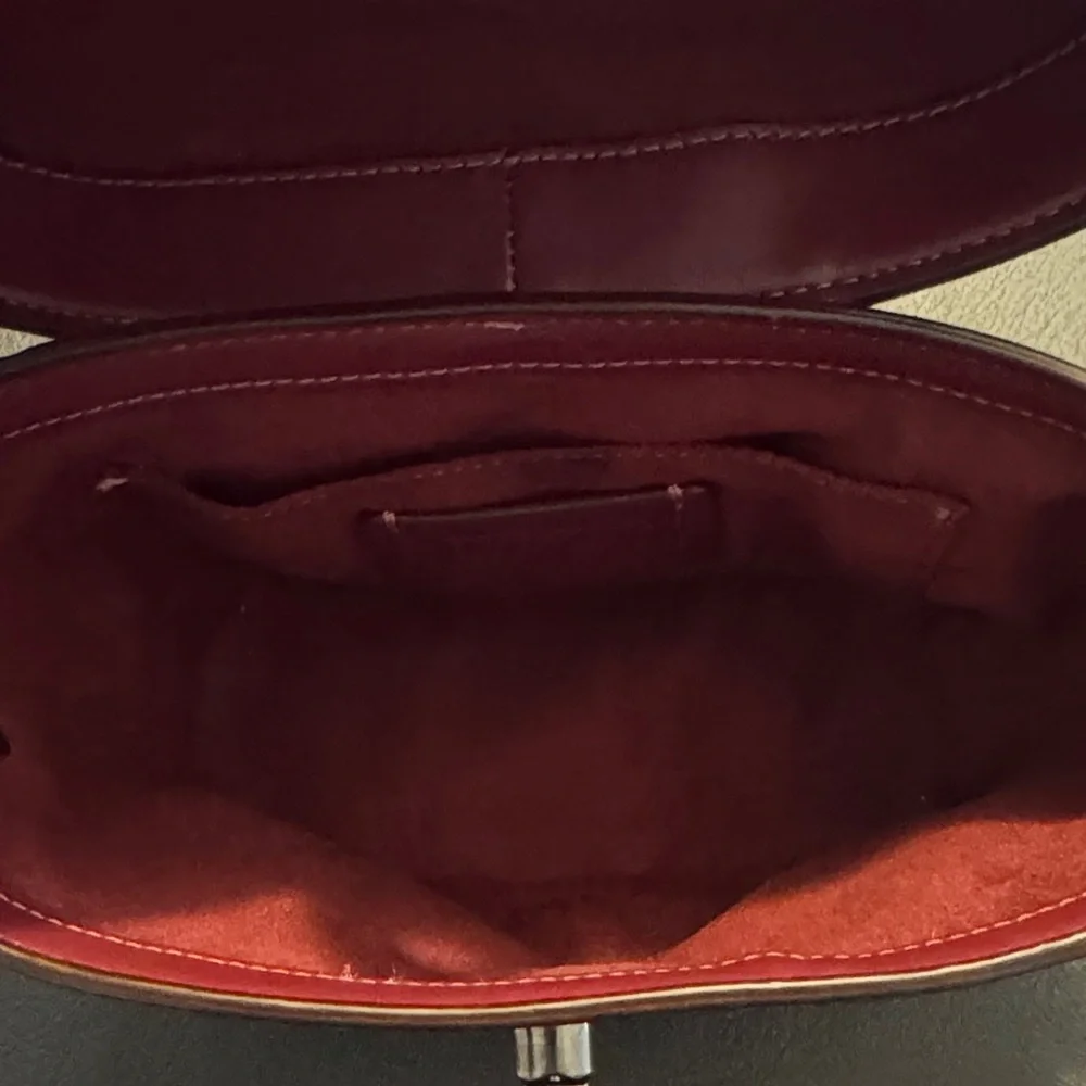 Coach Crossbody Bag in Brown and Peach only used once to a game - Picture 9 of 16